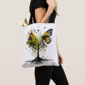 Tote Bag Papillon Animal Art Créatif (De près)