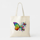 Tote Bag Papillon arc-en-ciel (Dos)