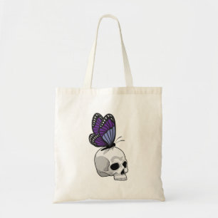 Tote Bag Papillon avec crâne