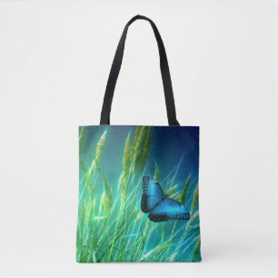 Tote Bag Papillon bleu