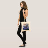 Tote Bag Papillon bleu (Devant (modèle))