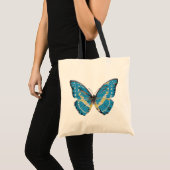 Tote Bag Papillon bleu (Devant (produit))