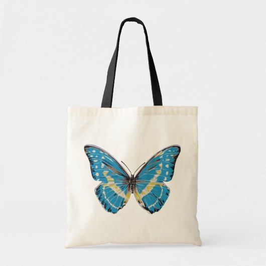 Tote Bag Papillon bleu (Devant)