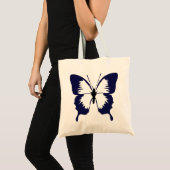 Tote Bag Papillon bleu (Devant (produit))