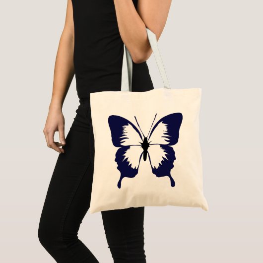 Tote Bag Papillon bleu (Devant (produit))