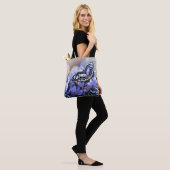 Tote Bag Papillon bleu (Sur le modèle)