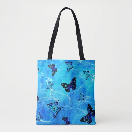 Tote Bag Papillon Bleu (Devant)