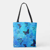Tote Bag Papillon Bleu (Dos)