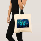 Tote Bag Papillon bleu élégant (Devant (produit))