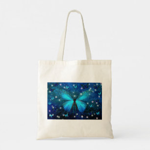 Tote Bag Papillon bleu élégant