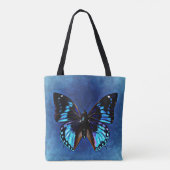 Tote Bag Papillon bleu Fourre-tout (Dos)