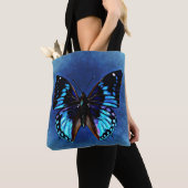 Tote Bag Papillon bleu Fourre-tout (De près)