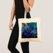 Tote Bag Papillon bleu magique (Devant (produit))