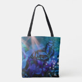 Tote Bag Papillon bleu magique (Dos)