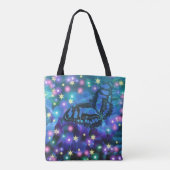 Tote Bag Papillon bleu magique (Dos)