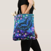 Tote Bag Papillon bleu magique (De près)