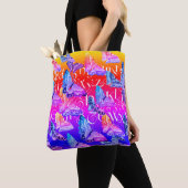 Tote Bag Papillon Boho Sunny (De près)