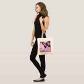 Tote Bag papillon botanique romantique (Devant (modèle))
