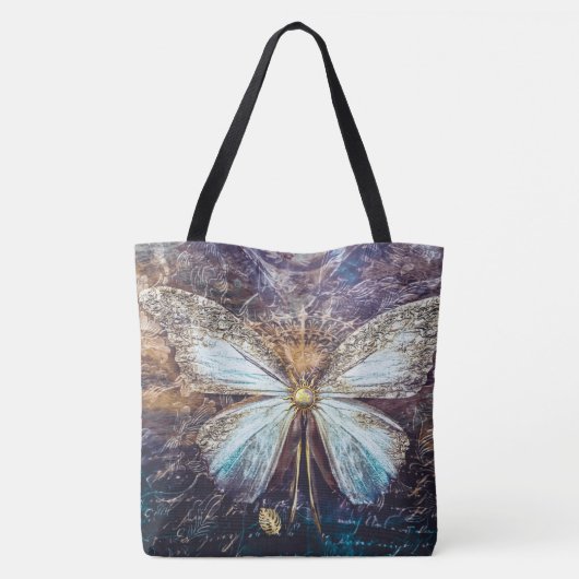 Tote Bag Papillon céleste (Dos)