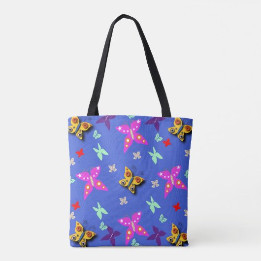 Tote Bag Papillon coloré (Dos)
