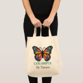 Tote Bag Papillon Coloré de Nature (Devant (produit))
