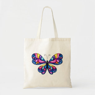 Tote Bag Papillon coloré vibrant