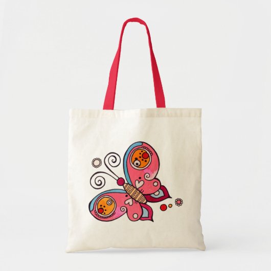 Tote Bag Papillon d'amour (Devant)