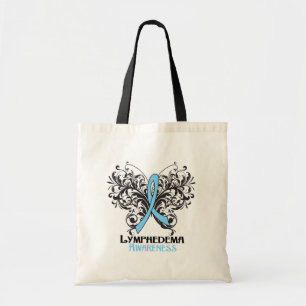 Tote Bag Papillon de conscience de Lymphedema