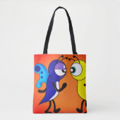 Tote Bag Papillon de dessin (Devant)