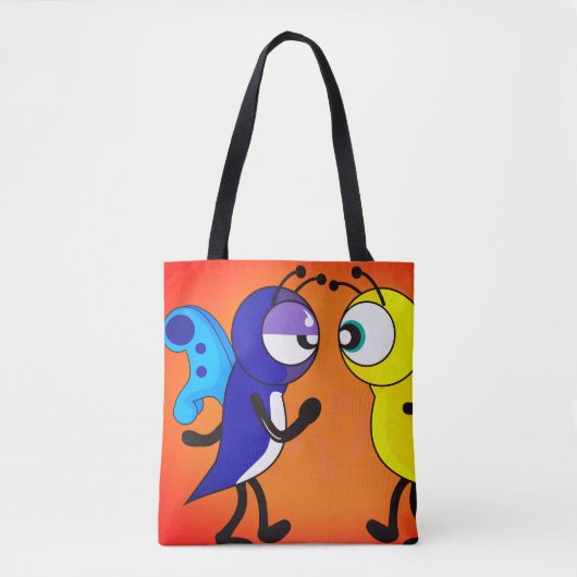 Tote Bag Papillon de dessin (Devant)