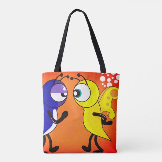 Tote Bag Papillon de dessin (Dos)