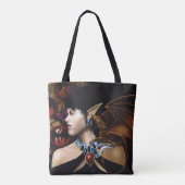 Tote Bag Papillon de fantaisie compagnon dragon elfe mystiq (Dos)