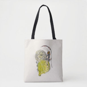 Tote Bag Papillon de fantaisie mignon vintage Fée avec des