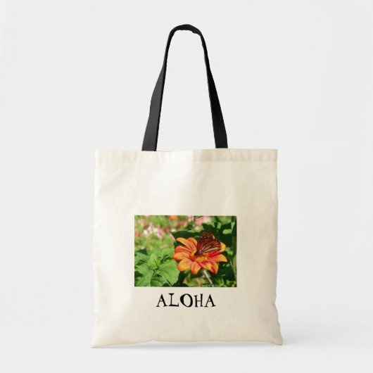 Tote Bag Papillon de Hawaïen de Kauai Aloha (Devant)