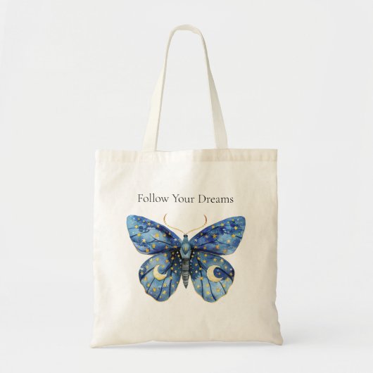 Tote Bag Papillon de la Lune Bleue (Devant)