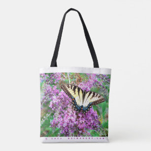 Tote Bag Papillon de l'épave du tigre jaune