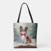 Tote Bag Papillon de neige de Noël (Dos)
