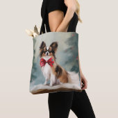 Tote Bag Papillon de neige de Noël (De près)