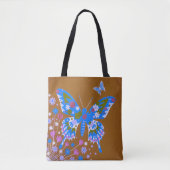 Tote Bag Papillon de Prairie Dorée (Devant)