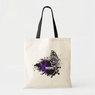 Tote Bag Papillon de violence familiale d'espoir
