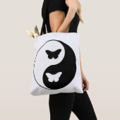 Tote Bag Papillon de Yin Yang (De près)