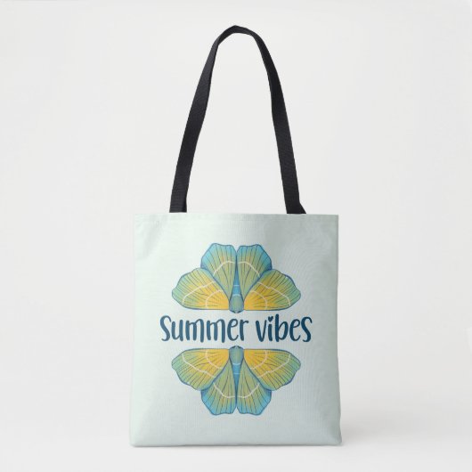 Tote Bag Papillon des Vibes été (Devant)