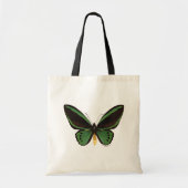 Tote Bag Papillon d'oiseau vert (Devant)