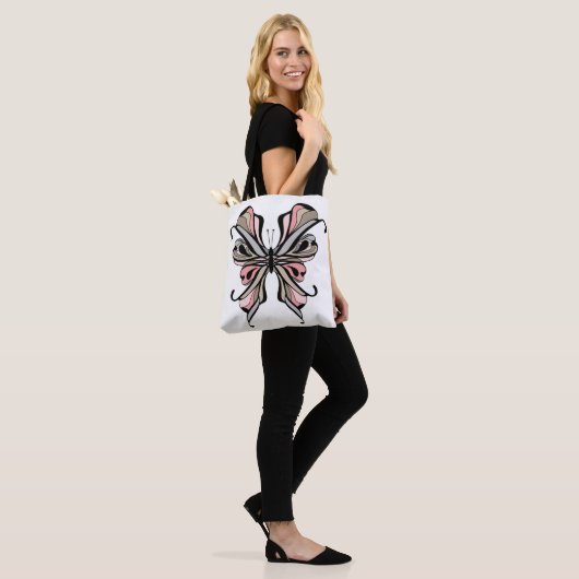Tote Bag Papillon d'ouverture (Sur le modèle)
