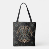 Tote Bag Papillon et arbre de vie Yggdrasil (Dos)
