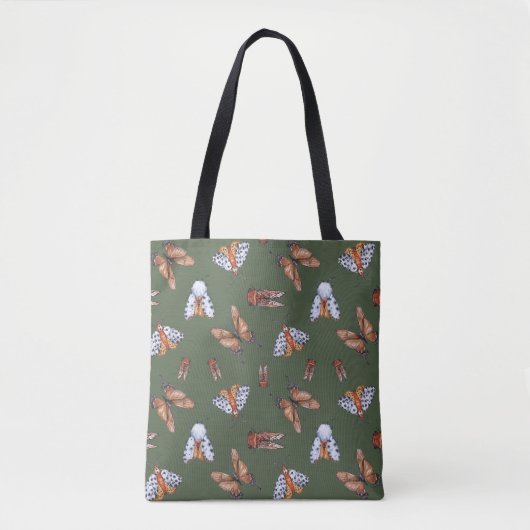 Tote Bag Papillon et papillon en toute transparence (Devant)