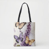 Tote Bag Papillon Floral (Devant)