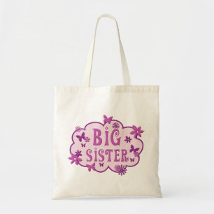 Tote Bag Papillon Fourre-tout de fleur de rose de grande