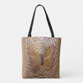 Tote Bag Papillon Golden Glittery (Dos)