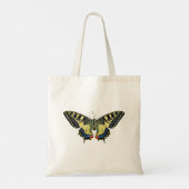 Tote Bag Papillon jaune et noir (Dos)
